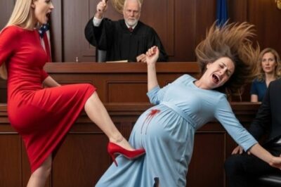 The mistress k!cked the p.r.e.g.n.a.n.t wife in the middle of the trial — the millionaire didn’t know the judge is her father…