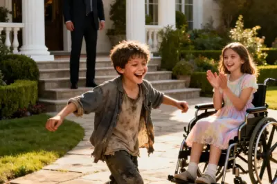 Billionaire Finds Homeless Boy Dancing for His Paralyzed Daughter… What Happens Next Will Shock You!