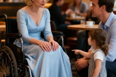 Paralyzed Woman Left Alone at Café on First Date—Then A Single Dad with a Little Girl Walked Up…