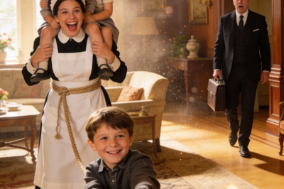 Billionaire Walked Into His House Unannounced And Saw The Maid With His Triplets – What He Saw Changed Everything