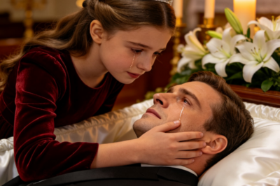 An 8-Year-Old Girl Stood Beside Her Father’s Casket for Hours… Then Something Happened That Made Everyone Freeze