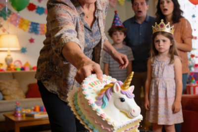 “She Doesn’t Deserve a Celebration” — The Moment My Mother-in-Law Destroyed My Daughter’s Birthday Cake