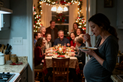 I Never Told My Husband’s Family That I Was the Daughter of the Most Influential Man in the Country — Until Christmas Night, When They Made Me Eat Leftovers in the Kitchen While I Was Seven Months Pregnant
