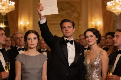 She quietly signed the divorce papers… but what she did next left an entire ballroom in stunned silence.