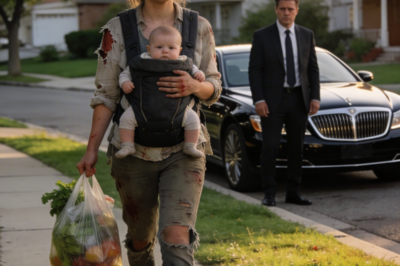 My father saw me limping down the street with my baby in my arms… and what he did next changed everything.