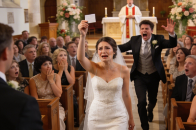 On the day I was supposed to become his wife, I walked into the church carrying more than a bouquet.