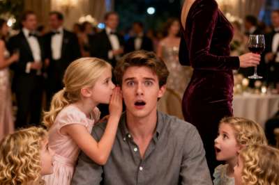 A Single Dad Was Having Tea Alone — Until the CEO’s Quadruplet Girls Whispered a Shocking Request: “Pretend You’re Our Father.”