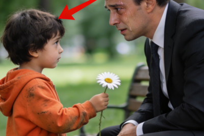 She Handed a Wilted Daisy to a Stranger in the Rain—Neither of Them Knew It Would Unravel a Billion-Dollar Lie, Expose a Ruthless Father