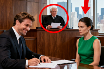 He Thought He’d Won While Signing the Divorce Papers — Until the Judge Read the Hidden Will Aloud