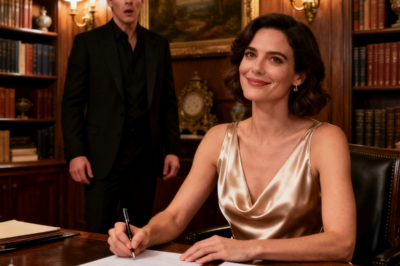 She Signed Calmly — Then Watched the Billionaire Break Down as His Empire Vanished in Minutes