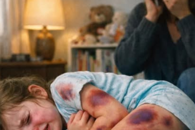 The door closed with a soft click.  It was such a small sound that most people wouldn’t have noticed it. But in that quiet apartment, it echoed through the hallway like a signal that something had changed.  For a moment, the entire space seemed to pause.  Sarah looked up from the kitchen.  Her daughter stood just inside the doorway.  Lily didn’t move.  She was still wearing her shoes, something she never forgot to take off. Her backpack hung from one shoulder, pulling her tiny frame slightly sideways. Her jacket was zipped all the way to her chin even though the apartment was warm.  In one hand she held her stuffed bunny.  The toy had once been bright white, but now it was faded and worn. One ear hung loosely from years of being twisted and pulled.  Right now, Lily’s fingers were twisting that ear slowly.