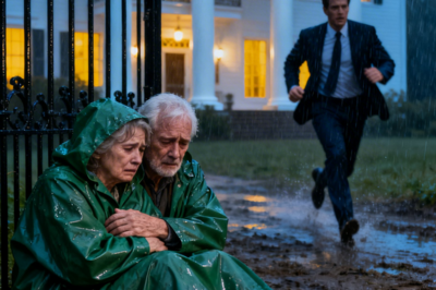 He Returned Home a Millionaire to Surprise His Family… Then He Saw Two “Homeless” People in the Rain  The night was black and merciless.  Not the kind of rain that simply falls—but the kind that punishes.  The storm hammered the pavement like it held a personal grudge. Wind shoved trash down the gutters in wet spirals. Streetlights glowed through the downpour like weak candles struggling against the dark.  Inside the luxury sedan, however, everything was calm.  Warm air.  Soft leather seats.  Quiet.  Gabriel held the steering wheel firmly, though his chest felt too small for the excitement pounding inside it.  He was almost home.  Not for a business trip.  Not for a short visit.  This time, he had come to surprise them.  For years he had built something out of nothing—long nights, brutal weeks, the kind of work that devours your youth and pays you back with scars.  But he had kept going for one reason.  His parents.  His father, Antônio, whose hands had been worn raw by decades of construction work under the burning sun.  His mother, Clara, who prayed every night for his safety when he left their small town years ago with one suitcase and a dream.