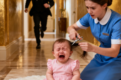 The silence that followed Luna’s scream felt heavier than anything Ricardo Aguilar had faced in a boardroom.  For years he had negotiated with powerful men, crushed competitors, and built an empire that stretched across northern Mexico.  Nothing had ever made him feel powerless.  Until that moment.  His daughter clung desperately to Julia’s shirt, her small fingers trembling as if she were holding onto the last safe place in the world.  “Mommy… please…”  The word echoed through the room.  Ricardo stood frozen.  He had heard Luna speak only a handful of times in the last few months. Most days she barely responded to anyone.  But now she was speaking clearly.  And she was terrified.  Not of the darkness.  Not of pain.  Of him.  Ricardo’s chest tightened painfully.  “I wasn’t shouting,” he said quietly, though even he could hear the roughness in his voice.  Luna buried her face deeper into Julia’s shoulder.  Julia gently stroked the child’s hair.  “It’s okay,” she whispered softly.  “She’s just frightened.”  Ricardo didn’t move.  He watched the scene as if it were happening inside someone else’s life.  His daughter had always loved him.  When she was little, she used to run into his arms whenever he returned from business trips.  Now she looked at him like a stranger.  Or worse.