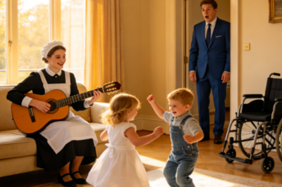 The Millionaire Returns early and he is shocked to see the maid son dancing with his disabled daught