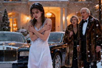 The Night the Rolls-Royces Came  The night it happened felt sharp enough to shatter glass.  I still hear the deadbolt—one hard twist behind me—like my marriage being sealed shut forever.  Ethan had me by the collar, his breath hot with rage as he dragged me through the hallway.  “You’re not staying here another minute,” he hissed, his voice low and vicious.