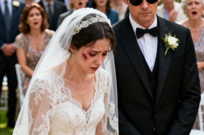“They call me a monster.”  The words slipped from my lips before I even realized I had spoken them aloud.  My fingers pressed the lace veil harder against the left side of my face, as if the thin fabric could somehow erase the deep red birthmark that stretched from my cheekbone to the corner of my lip.  It never did.  It never had.  Inside St. Bartholomew’s Church, the air felt thick with perfume, candle wax, and whispers that were meant to be quiet but never were.  “Poor blind groom…”  “Bless him for marrying her…”  “Good thing he can’t see…”  Their voices slid through the room like smoke.  Soft.  Cruel.  Unavoidable.  And the worst part?  After twenty-seven years of people staring at my face like it was something broken, something unsettling… something to pity…  I had started to believe them.