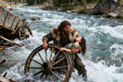 The Woman the River Tried to Take  When the wagon shattered against the rocks of the river and a widow was left drifting between foam and death, no one in the Sierra believed she would survive the afternoon.