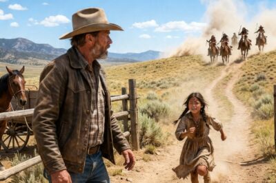 The Rancher Saw an Apache Girl Running Across His Land — Then Riders Appeared Behind Her