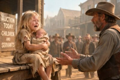 “Take Him, Not Me!” She Cried — The Cowboy Froze… Then Chose Them Both