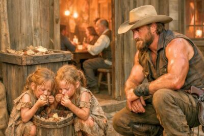 “Every Day They Came Hungry… Until the Cowboy Followed the Twin Girls and Uncovered a Secret”