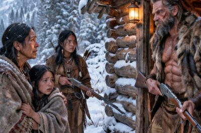No One Will Take Us In…” The Old Apache Woman Knocked With Her Two Daughters—The Mountain Man Opened