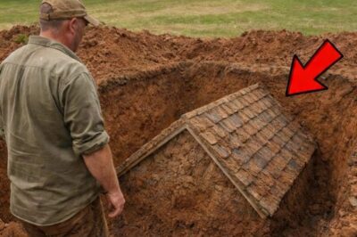 Landscaper Unearthed Small House Beneath Client’s Lawn, He Dug It Open and Turned Pale!