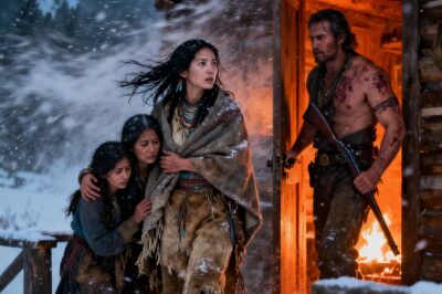 No One Will Take Us In…” The Old Apache Woman Knocked With Her Two Daughters—The Mountain Man Opened