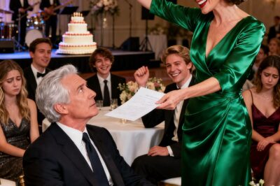 MY NEW WIFE DIVORCED ΜΕ AT MY RETIREMENT PARTY WHILE MY STEPKIDS CHEERED.I CALMLY SIGNED