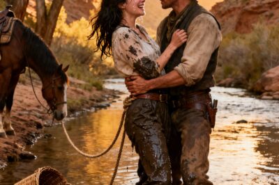 The Cowboy Found Her Stuck in Creek Mud Laughing Hard, He Fell in Love Before He Pulled Her Free