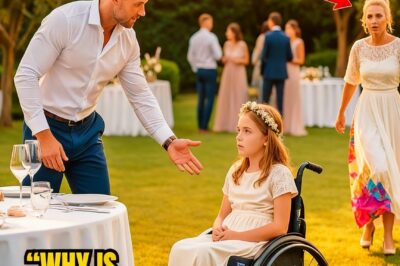 CEO’s Paralyzed Daughter Was Ignored at the Wedding — Until A Single Dad Asked, “Why is she alone”