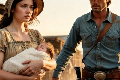 They Were Auctioning Off a Widow and Her Baby, The Cowboy Rode Up Late and Said “I’ll Take Them”