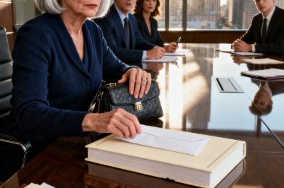 At The Deed Signing, My Son Slid the Papers Across to Me: “It’s Just a Formality, Mom.” I Reached…