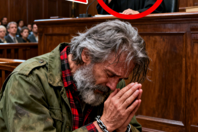 Just Another Homeless Man Walked Into Court in Handcuffs – Until the Judge Stood Up and Saluted Through Tears