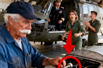 They Made the Broke Veteran Sweep the Hangar Floor – Until the Apache Wouldn’t Start and the Colonel Called His Name