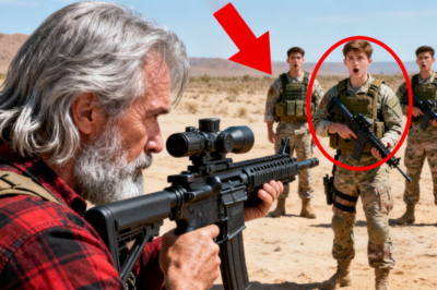 The Lieutenant Challenged the Homeless Veteran to Hit the Target – Then He Landed Five Shots Without Blinking