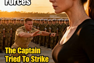 He Thought Saying “I’m Special Forces” Made Him Untouchable – Until She Crushed His Wrist in Front of 400 Marines