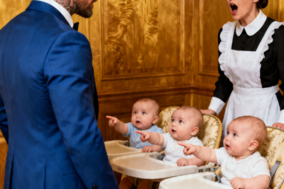 The Mafia Boss’s Triplets Spoke Their First Words – Then Pointed at a Waitress and Called Her “Mom.”