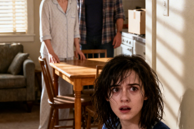 I wasn’t supposed to see it. Not like that. Not in the pale, ordinary light of an Illinois morning when the coffee in the paper bag was still hot enough to burn my fingers and the syrup packets from the diner were tucked neatly beside the plastic forks.