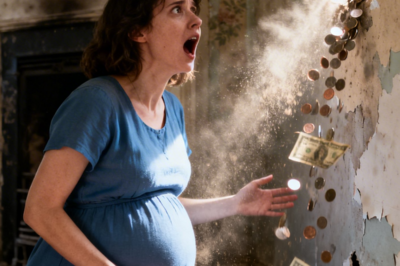 Pregnant widow bought a house for next to nothing… She found a treasure hidden in the adobe behind an old painting