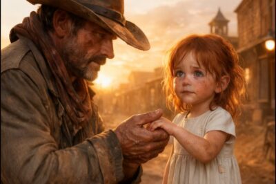 “The Hardened Cowboy Found a Crying Little Girl Alone at Dusk — What He Did Next Changed Both Their