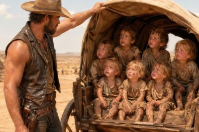A Sealed Wagon Held a Secret — The Lonely Cowboy Found Them and Everything Changed