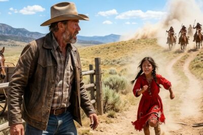 The Rancher Saw an Apache Girl Running Across His Land — Then Riders Appeared Behind Her