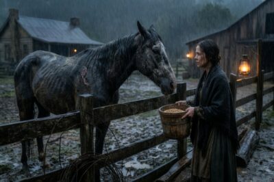 WIDOW Fed a Starving Wild Stallion, Next Morning, 200 Ranchers Stormed Her Land