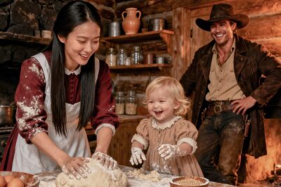 All Cowboy Wanted Was a Baker…Until His Silent Daughter Spoke for the First Time